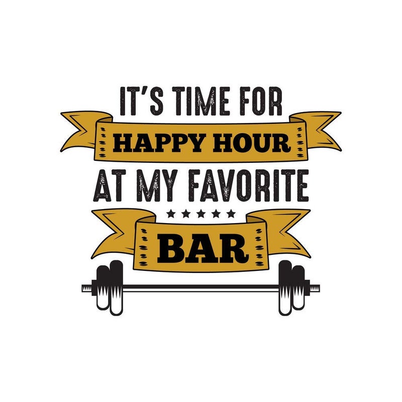 5 Ace its time for happy hour at my favorite bar 2 wall sticker poster,motivational and inspirational(size:12x18 inch),multicolo - Image 5