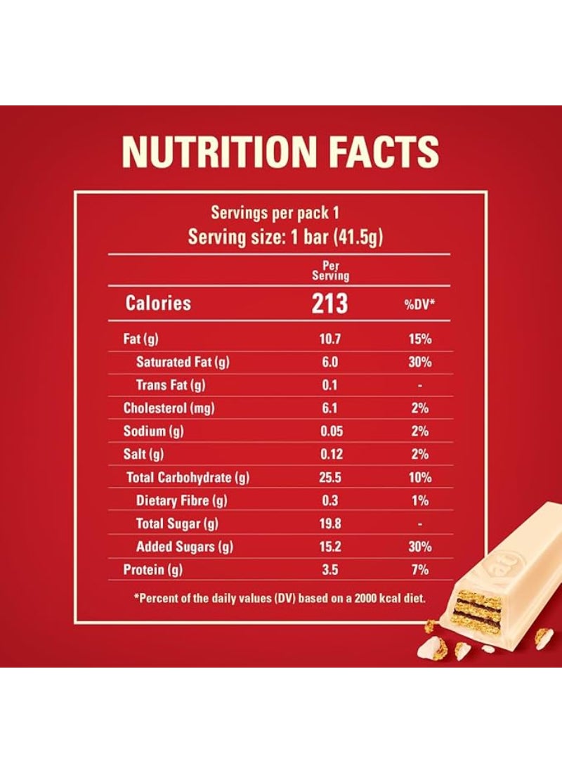 KitKat 4 Finger White Chocolate 41.5g - Image 2