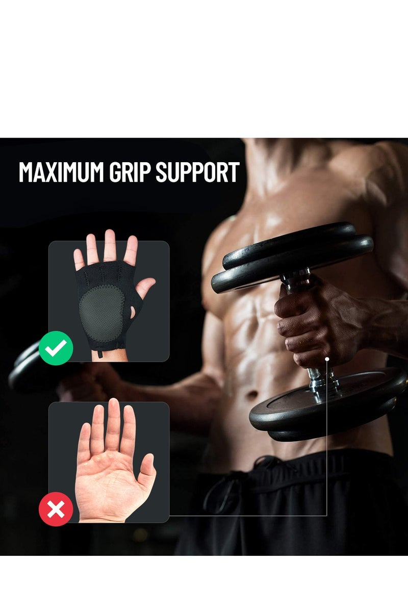 AXOX Fitness Softway Fitness Gloves Large - Image 2