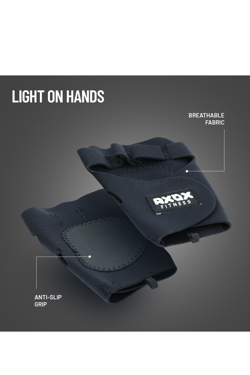 AXOX Fitness Softway Fitness Gloves Large - Image 3