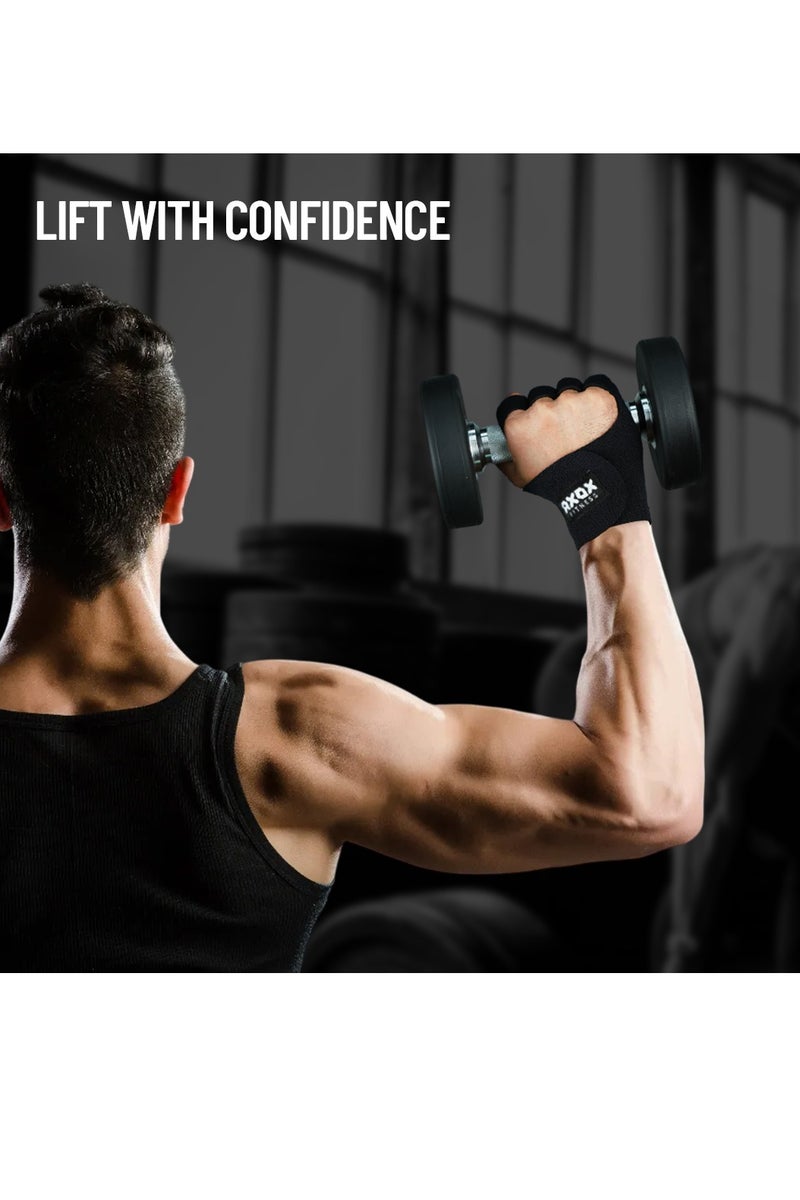 AXOX Fitness Softway Fitness Gloves Large - Image 5