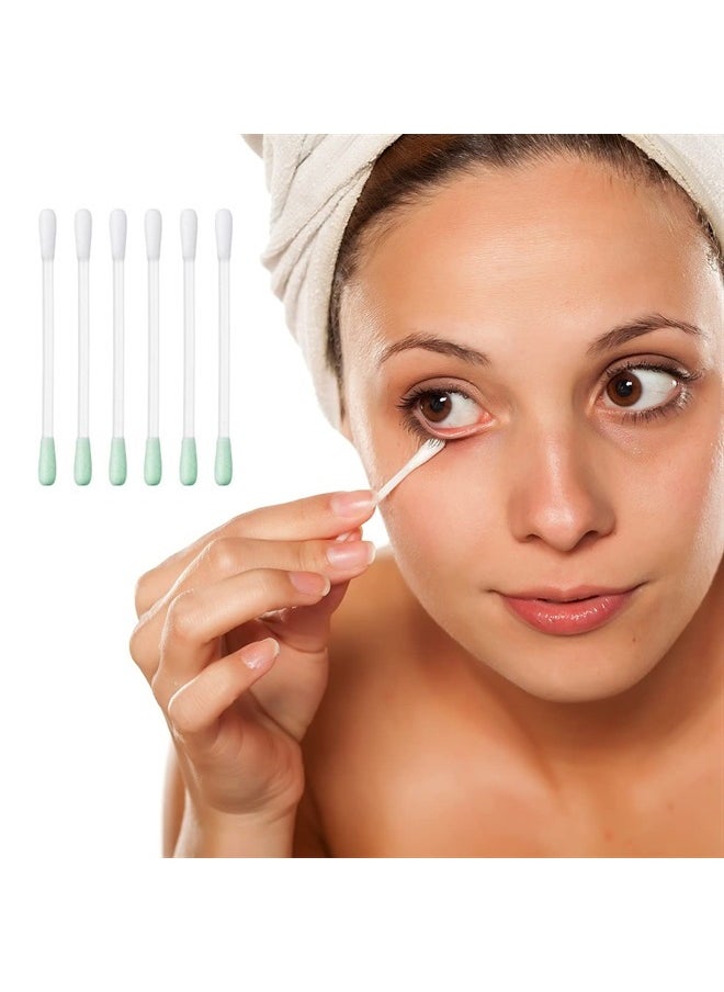 Ceonam - 50 Pcs Cotton Makeup Remover Swabs - Disposable Vitamin E Liquid-Filled Cotton Swabs Sticks for Eye/Lip/Eyebrow/Eyelash Makeup Correctors Removing Swabs - Image 1
