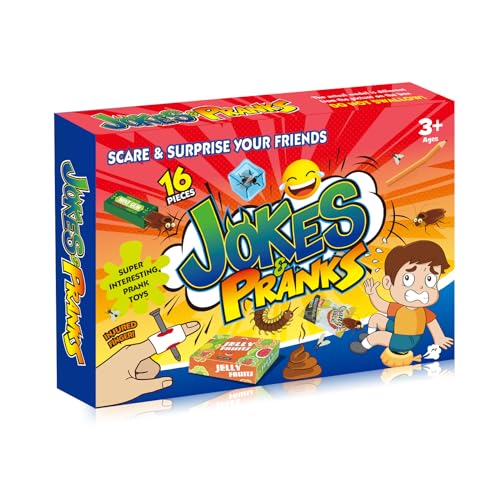 ALLROAD Prank Kit Pranks for Kids Joke BoxUltimate Gift Set 20 Ultimate Practical Jokes and Pranks for Kids Prank Toys Pack Set Box for Gifts - Image 1