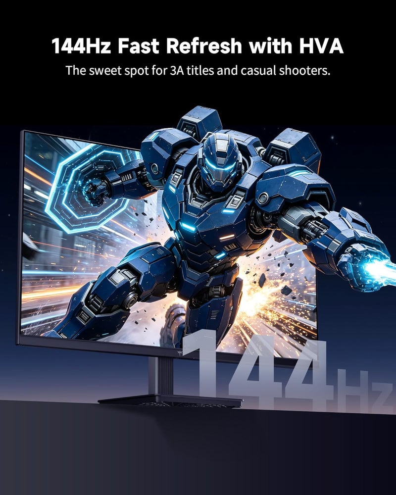 KTC 27 Inch QHD(2560 * 1440) 100Hz Computer Monitor - IPS Panel, Anti-Blue Light Screen, 100% High Color Gamut, 123% sRGB, Support FreeSync and GSync, PC Monitor for Casual Gaming and Working - Image 3