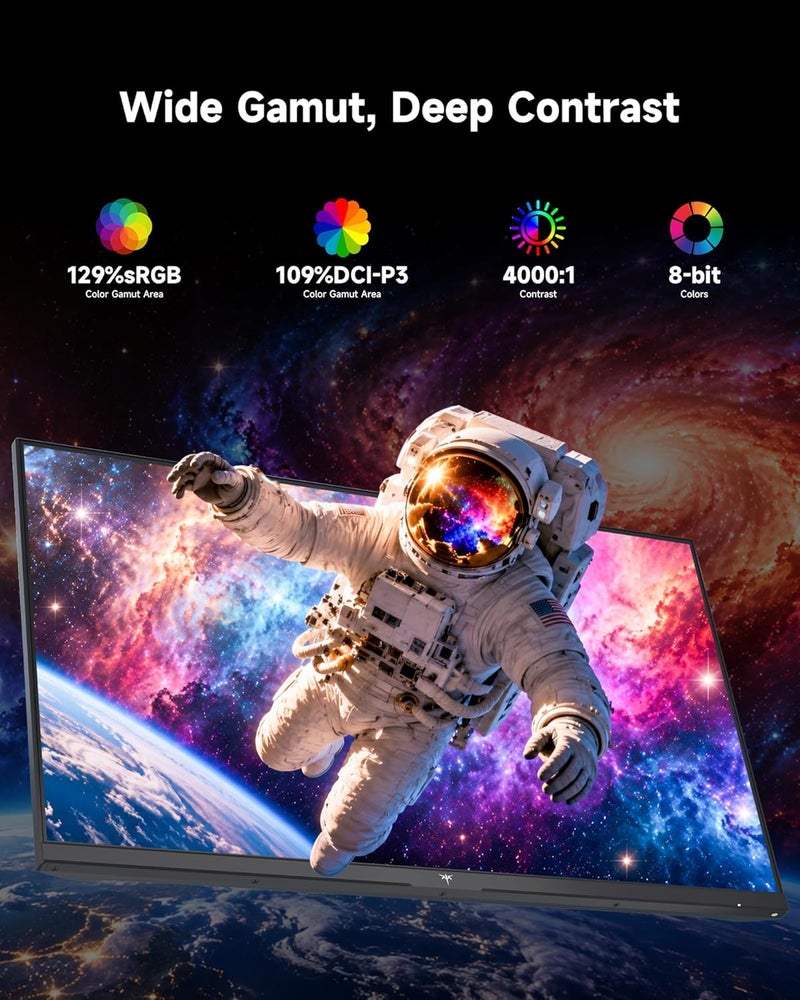 KTC 27 Inch QHD(2560 * 1440) 100Hz Computer Monitor - IPS Panel, Anti-Blue Light Screen, 100% High Color Gamut, 123% sRGB, Support FreeSync and GSync, PC Monitor for Casual Gaming and Working - Image 5