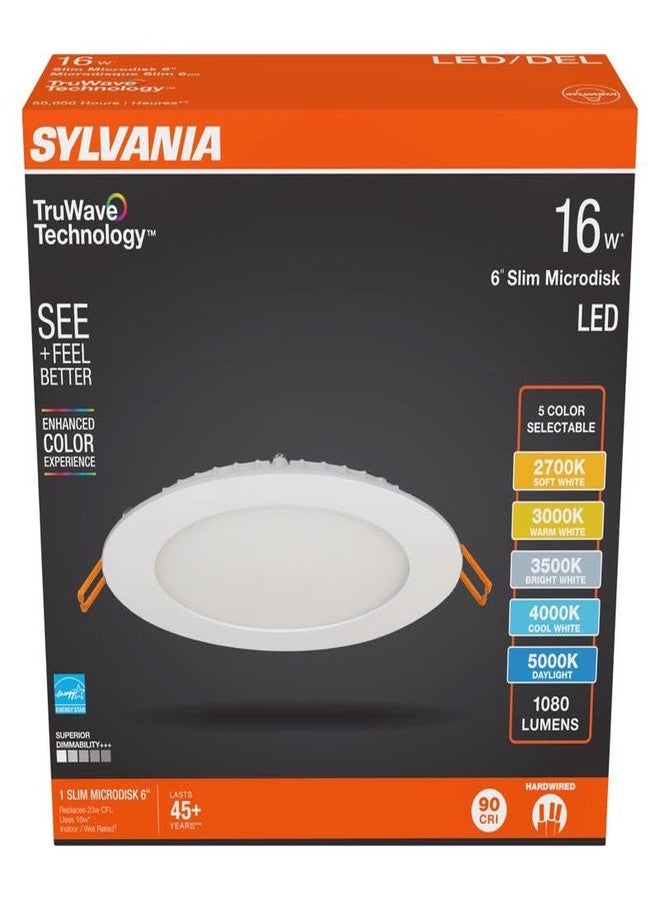 سيلفانيا طقم سيلفانيا TruWave White Disklight Retrofit Kit، مصباح LED غائر بدون علبة، 16 واط - Image 4