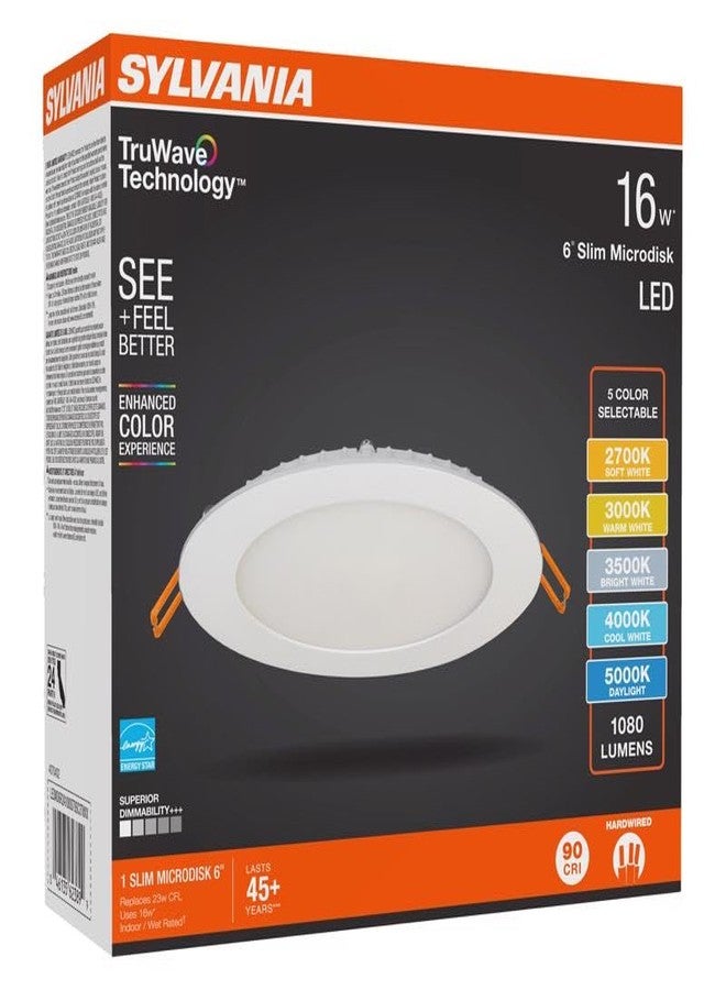 سيلفانيا طقم سيلفانيا TruWave White Disklight Retrofit Kit، مصباح LED غائر بدون علبة، 16 واط - Image 3