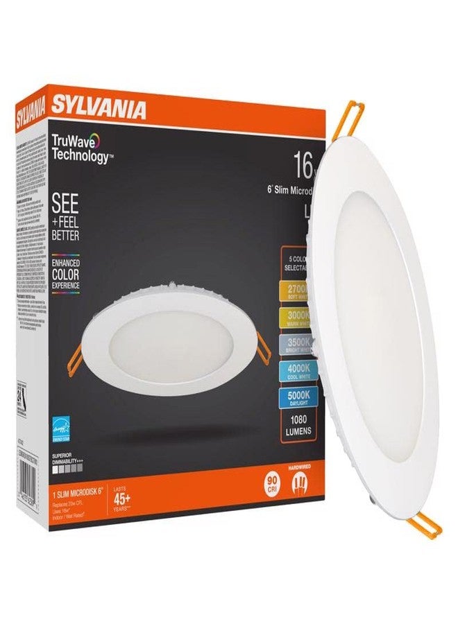 سيلفانيا طقم سيلفانيا TruWave White Disklight Retrofit Kit، مصباح LED غائر بدون علبة، 16 واط - Image 1