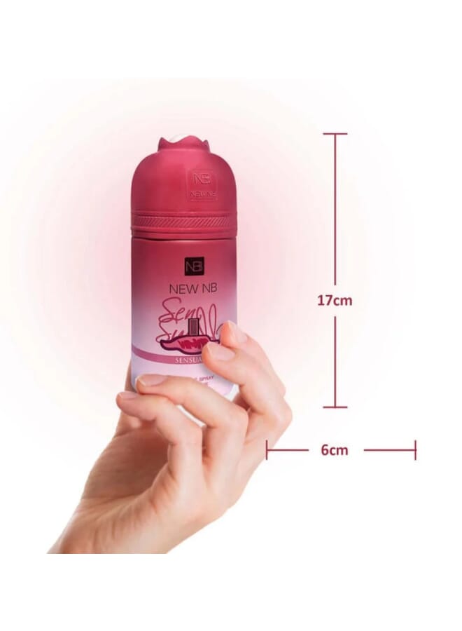 NEW NB Sensually Deodorant Body Spray for Women | Citrus, Floral & Sandalwood Scent - 250ml - Image 3