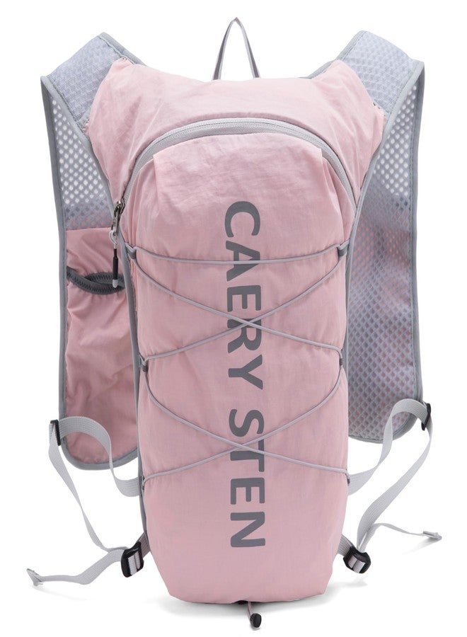 CAREYSTEN CAERYSTEN Hydration Backpack，Running Hydration Vest Backpack with 1.5-Liter Water Bag, Suitable for Hiking, Cross-Country Running, Cycling, Marathon Races, Unisex (Pink, 1) - Image 2