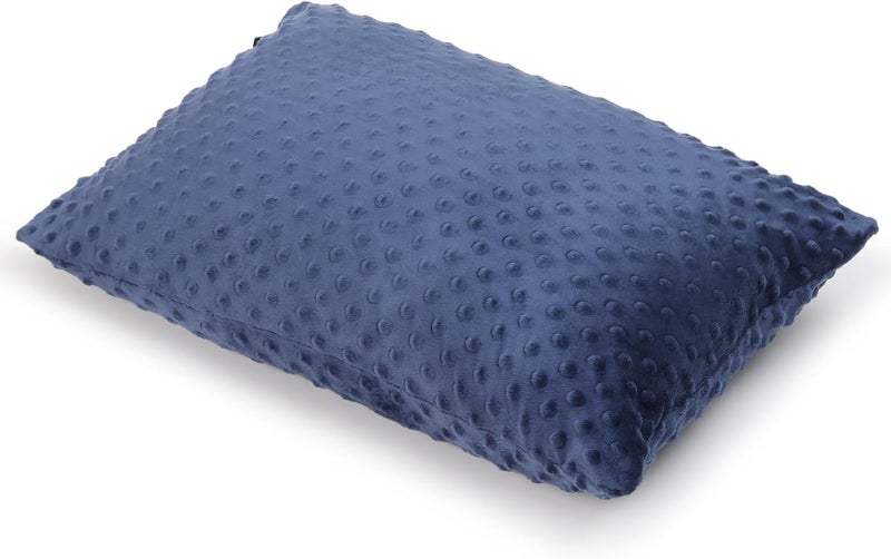 Hugsmiling Weighted Pillow, 6.6lbs Tactile Sensory Huggable Throw Pillows with Machine Washable Cover, Chemical-Free Fabric, Better Sleep on Couch(Navy) - Image 5