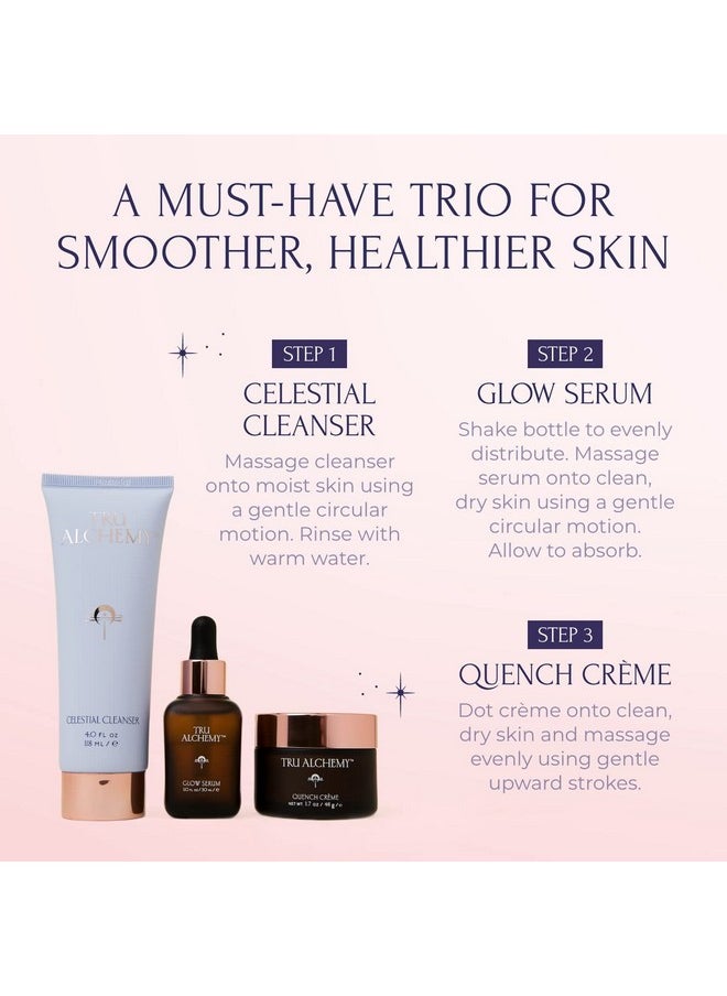 Tru Alchemy Quench Crème Daily Facial Moisturizer Hyaluronic Acid Vitamin C & Bakuchiol (Better Than Retinol) Daily Firming Skin Moisturizer Face Cream For Women 1.7 Fl Oz/48 G  - Image 4