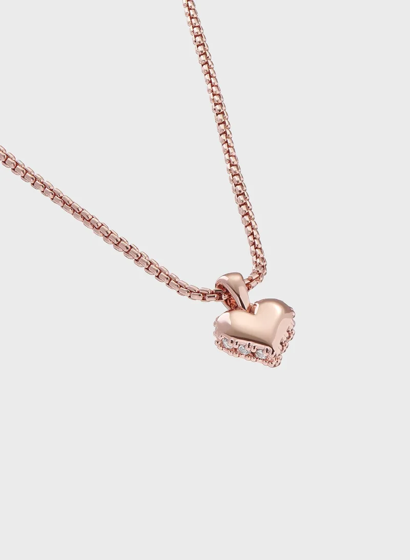 Ted Baker Sarroha Crystal  Heart Pendant Necklace