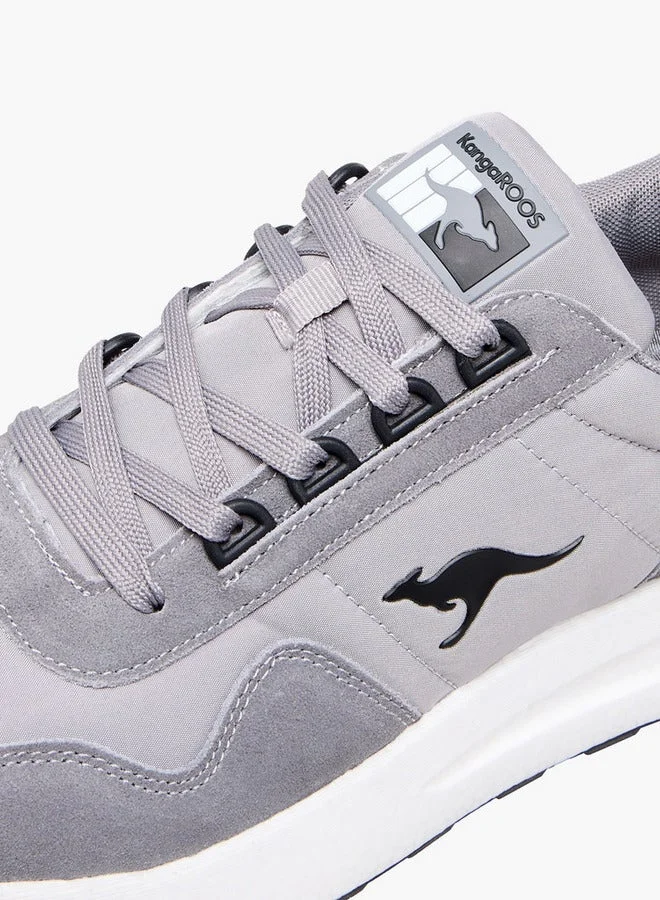 kangaROOS  Men's Panelled Sports Shoes with Lace-Up Closure  | Best Price UAE