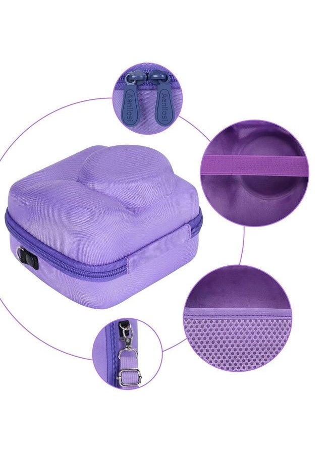 Aenllosi Hard Carrying Case Replacement for Fujifilm Instax Mini 12/11 Instant Camera,Protective Case Compatible with Instax Camera Mini 12/11(Only Case,Lilac Purple)  - Image 2