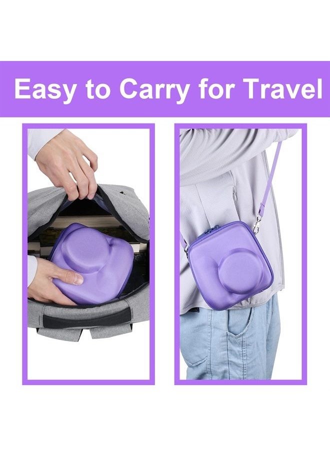 Aenllosi Hard Carrying Case Replacement for Fujifilm Instax Mini 12/11 Instant Camera,Protective Case Compatible with Instax Camera Mini 12/11(Only Case,Lilac Purple)  - Image 5
