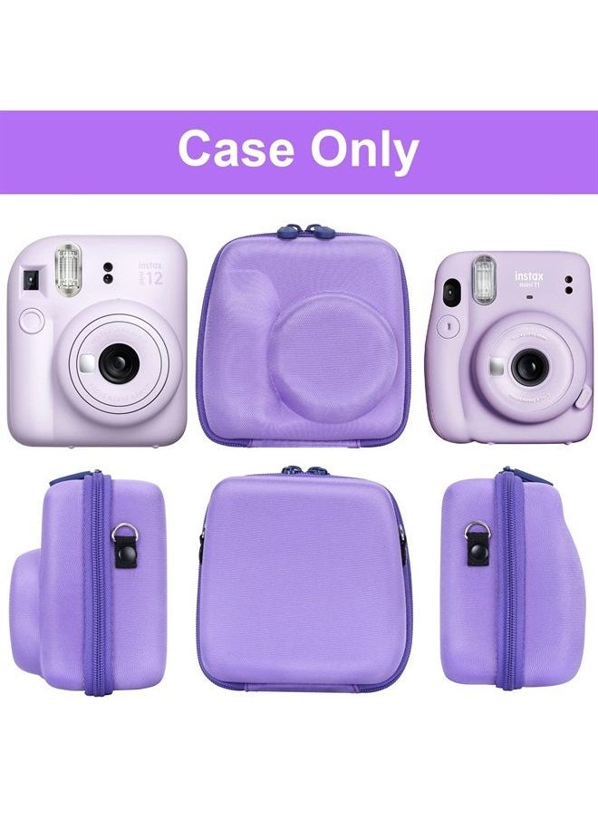 Aenllosi Hard Carrying Case Replacement for Fujifilm Instax Mini 12/11 Instant Camera,Protective Case Compatible with Instax Camera Mini 12/11(Only Case,Lilac Purple)  - Image 4