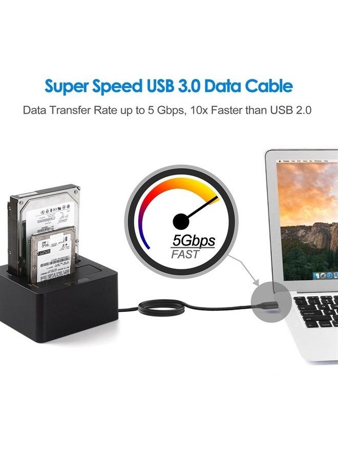 USB 3.0 Cable, Type A to Type A, 1-Pack 6 Feet