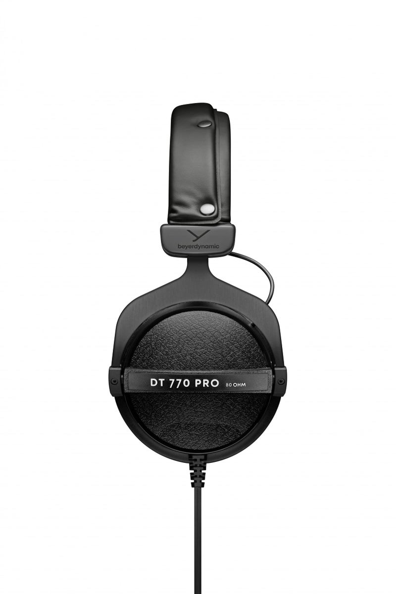 Beyer Dynamic beyerdynamic DT 770 PRO 80 Ohm Over-Ear Studio Headphones in Gray. Enclosed design, wired for professional recording and monitoring - Image 2