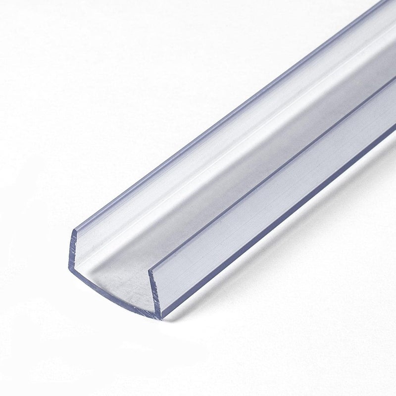 Outwater Industries  34 Inch 75 Cabinet Door Protector Edge Guard in Clear  Fits 34 Edge  24 Inch Pack of 3 - Image 1