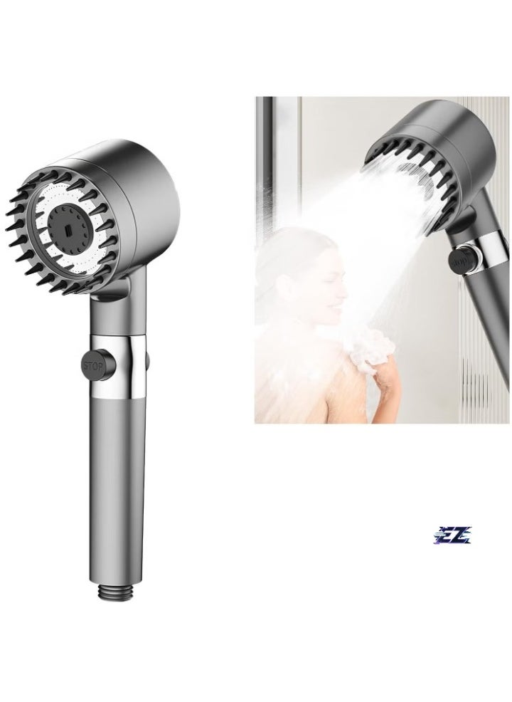 ELTRAZONE Shower Head with Handheld – High Pressure 3 Spray Modes, Adjustable Water Flow, On/Off Valve, Ideal for Adults, Kids, and Pets – Perfect for Bathrooms – Easy Install, Relaxing Shower Experience for Every Family Member - Image 1