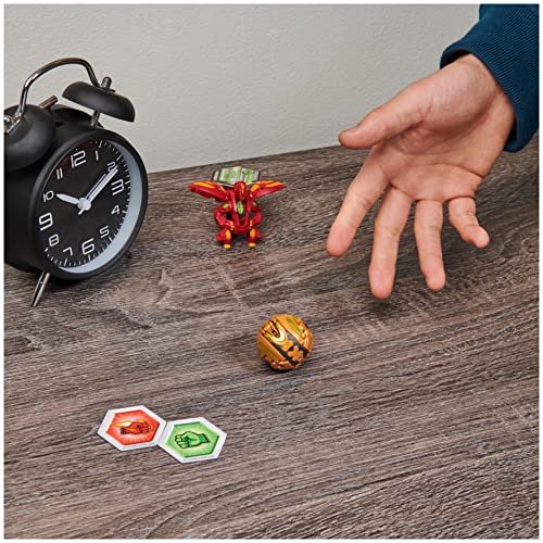 BAKUGAN باكوجان ألترا، دراجونيد، تمثال عمل قابل للتحصيل بارتفاع 3 بوصات من جيغان رايزينغ وبطاقة تداول - Image 5