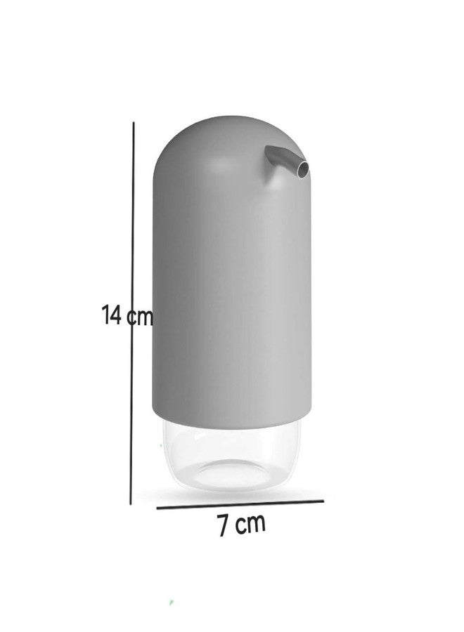 Makekartz.com Manual Plastic Liquid Soap Dispenser Refillable Hand Wash Pump Transparent Bottle for Bathroom & Kitchen Sink for Bathroom, Kitchen & Office (Multicolor Pack of 1) - Image 2