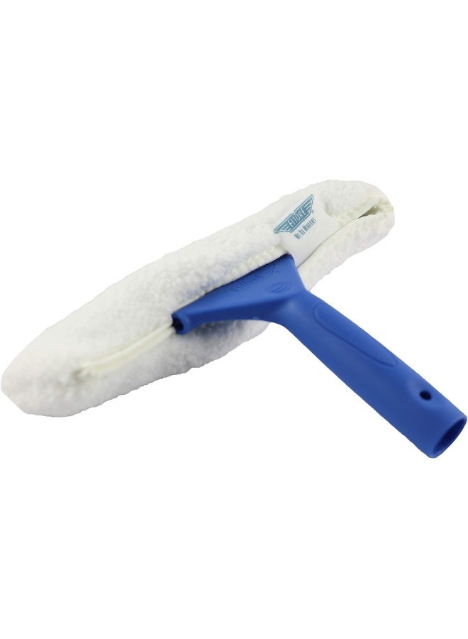 ETTORE Ettore 17050 AllPurpose Window Cleaning Combo Kit Includes 12Inch AllPurpose Squeegee 10Inch AllPurpose Microfiber Washer and 42inch REACH Extension Pole  Blue  - Image 4