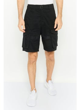 Men Sportswear Fit Outdoor Cargo Shorts, Black - pzsku/Z64EF5AA1863A1A438F07Z/45/_/1737642503/9f9e388e-022b-45cd-9a0b-437a17a1fe88