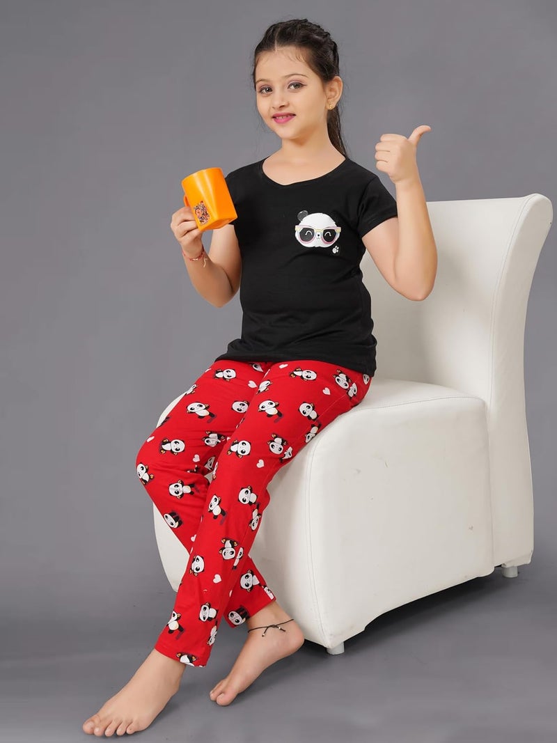 Bloem Cotton Printed Casua Wear Nightwear for Girls | Kid's Sleepwear - Image 2