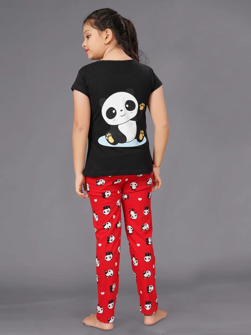 Bloem Cotton Printed Casua Wear Nightwear for Girls | Kid's Sleepwear - Image 3