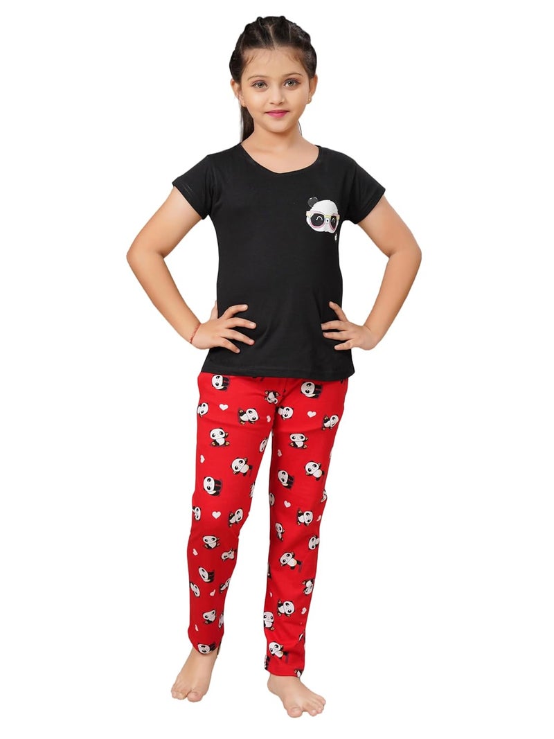 Bloem Cotton Printed Casua Wear Nightwear for Girls | Kid's Sleepwear - Image 1
