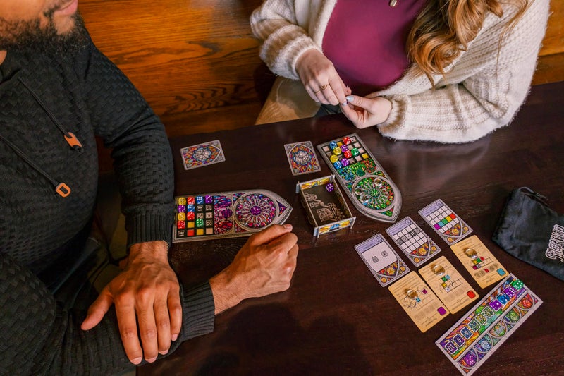 Floodgate Games Sagrada Board Game | Family Game for Kids and Adults | Dice Drafting and Placement Strategy Game | Ages 10+ | 1 to 4 Players | by Floodgate Games - Image 3
