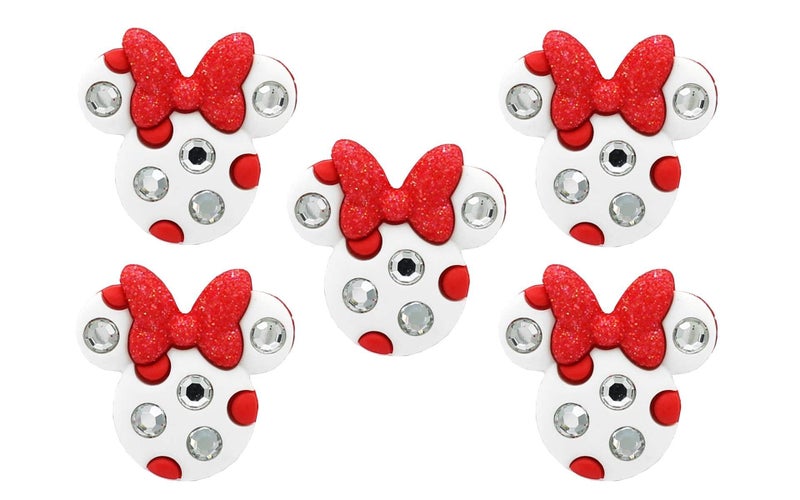 Dress It Up Disney Button Embellishment 8955 Minnie Rhinestone Heads  Color may vary
