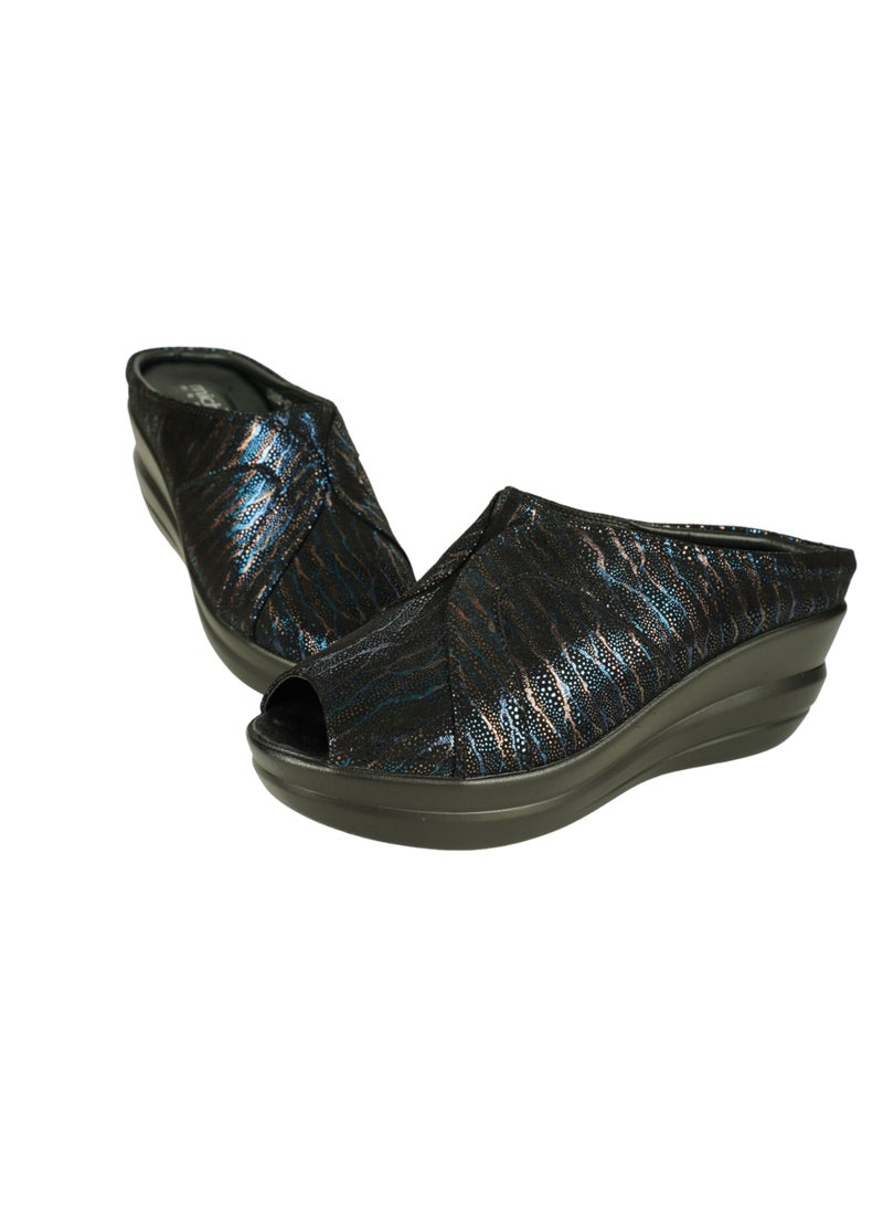 Michelle Morgan 092-2720 Michelle Morgan Ladies Wedge Heel Sandals 19009-42  - Image 2