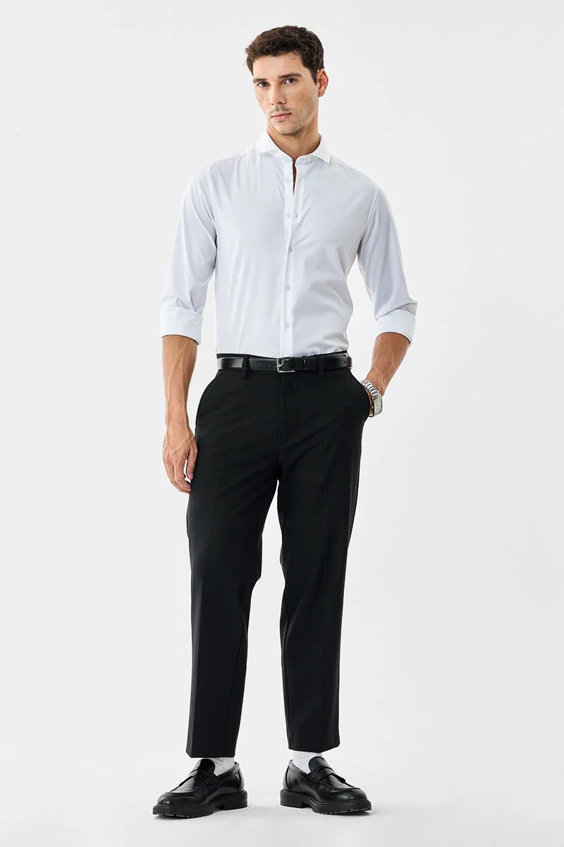 سنيتش Regular Fit Stretch Checks Trousers