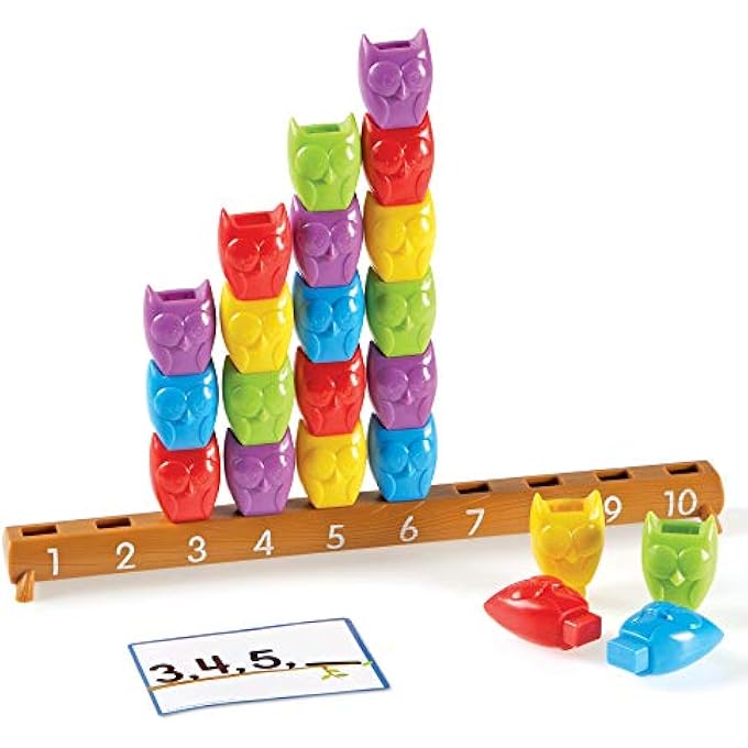 1-10 COUNTING OWLS ACTIVITY SET, COUNTING & SORTING TOYS, MATH GAME, FINE MOTOR TOY, 25 PIECE SET, AGES 3+ - Image 2