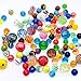 Miutrue 100 Assorted Marbles Bulk Cheap for Kids Ages 4812 Play Marbles Physical Therapy Glow in The Dark Glass Marbles - Image 4