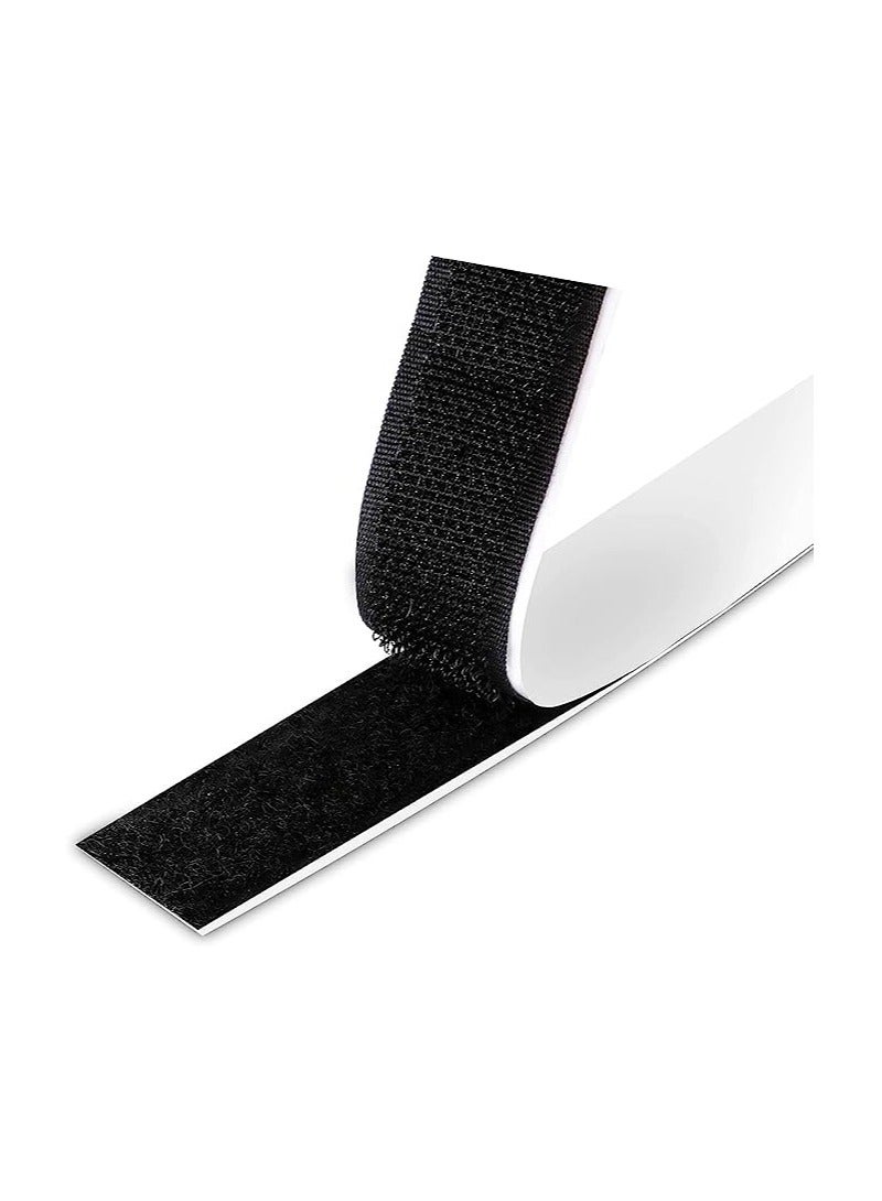 Generic 2 Rolls Self Adhesive Hook and Loop Tape 10M Mounting Adhesive Tape Double Side Sticky Strip for Installation Home Office  - Image 1