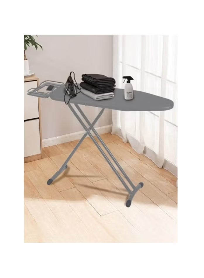 LC Turkish Ironing Board with Heat-Resistant Cover | 110 × 33 cm Sturdy Iron Board for Home Use | Adjustable Height | Stable, Foldable Design for Easy Storage - Image 1