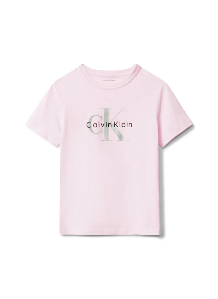 Calvin Klein Jeans  Kids Graphic Crew Neck T-Shirt for Women | Best Price UAE