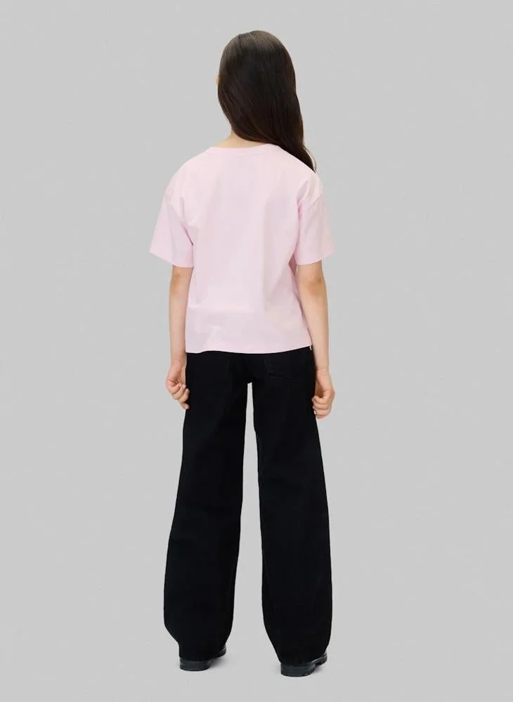 Calvin Klein Jeans Kids Graphic Crew Neck T-Shirt