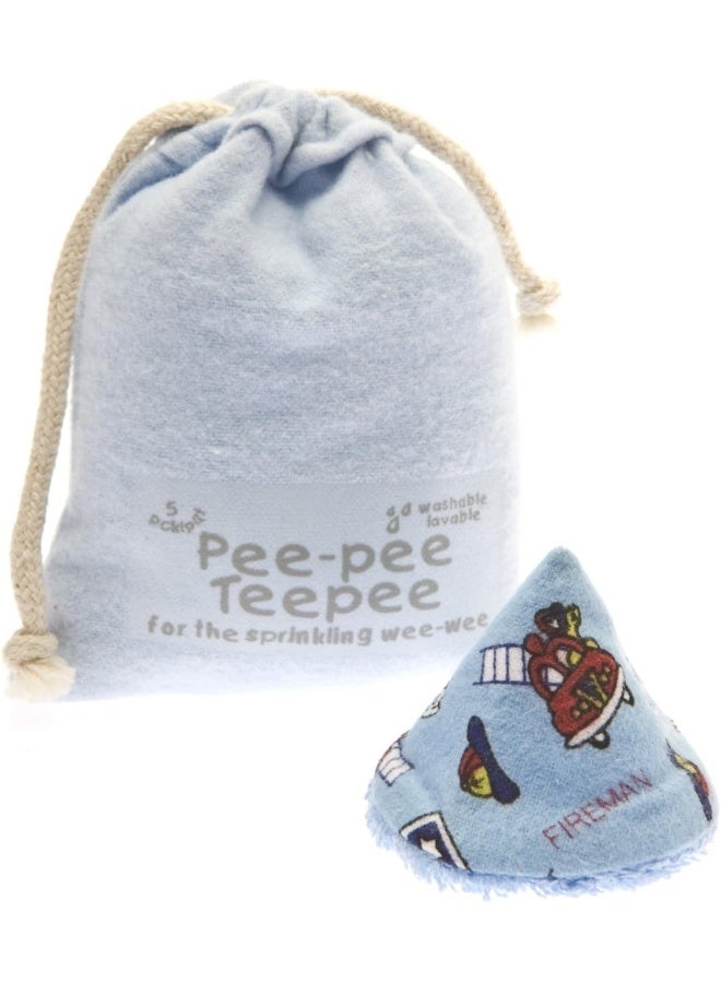Beba Bean Pee-Pee Teepee Firedog Blue - Laundry Bag - Image 2