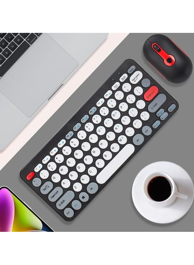 erorex Wireless Keyboard and Mouse Combo, Ergonomic Computer Keyboard, Compact and Lightweight Cordless Keyboard Mouse Sets, Quiet Computer Keyboards for (Black), -11 - Image 4