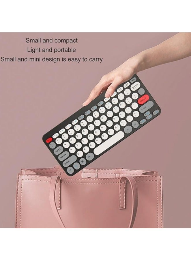 erorex Wireless Keyboard and Mouse Combo, Ergonomic Computer Keyboard, Compact and Lightweight Cordless Keyboard Mouse Sets, Quiet Computer Keyboards for (Black), -11 - Image 3