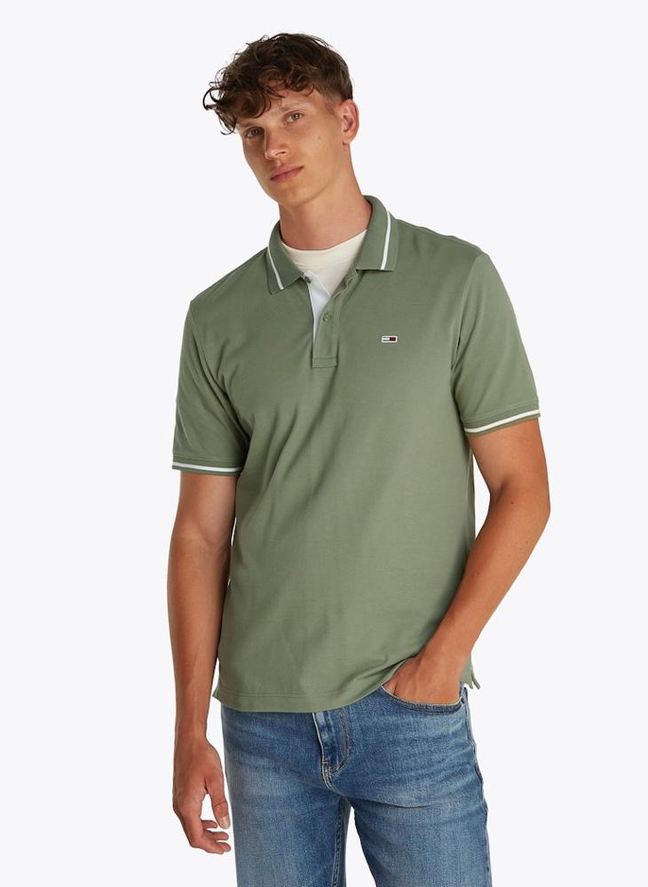 TOMMY JEANS Slim Tipped Polo  - Image 1
