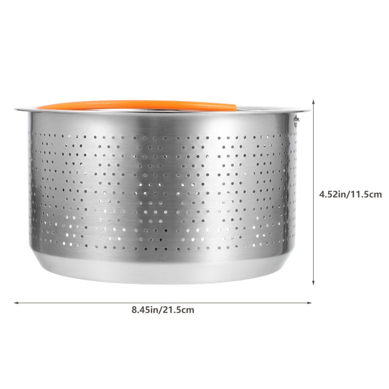 2pcs Steamer Basket Stainless Steel Steaming Basket Food Steamer Basket Steaming Basket - Image 2