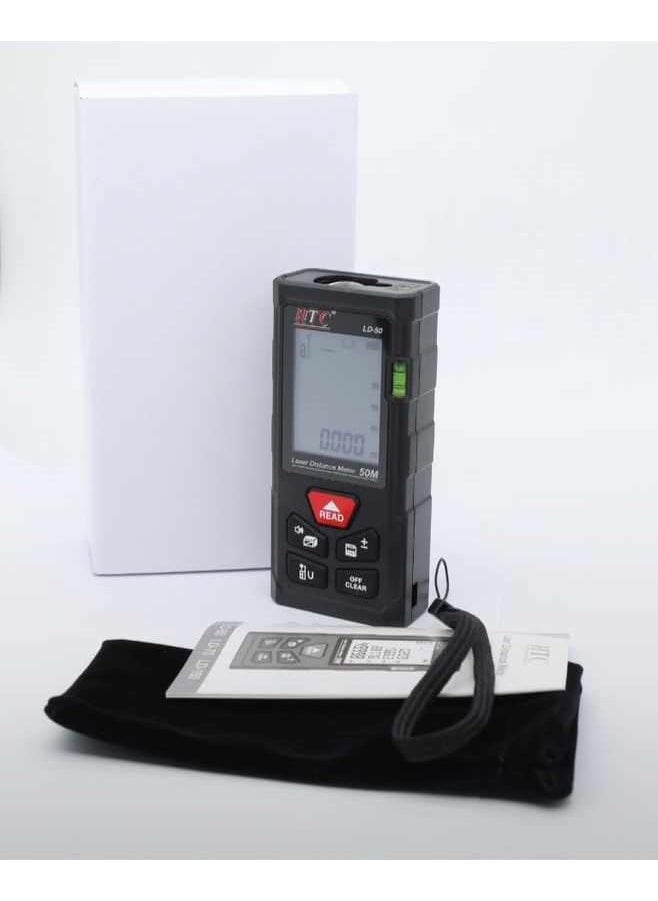Generic HTC Laser Distance Meter Laser Measuring Tape Measure Upto 50m LD50  - Image 1