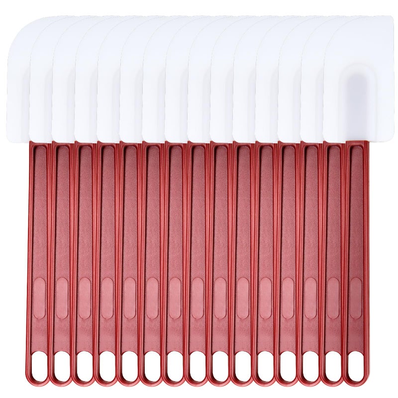 heffiso 15 PCS Commercial Grade Silicone Spatulas Heat Resistant  9.5-Inch Silicone Rubber Spatulas  Commercial Silicone Rubber Spatulas for Baking  Nonstick & BPA-Free - Image 1