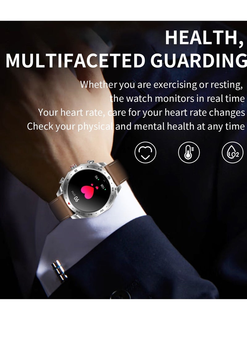 ST 5 Smart Watch With Built-In Speaker HD IPS AMOLED Display Waterproof Smartwatch App Control Heart Rate GPS Unisex Fitness Smartwatch With Wireless Charger And Watch Buds Full Touch Display